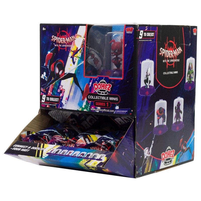 DOMEZ蜘蛛侠-平行宇宙系列盲盒盲袋生日礼物玩具手办玩偶摆件(单只装 随机发货 整盒请拍18个)