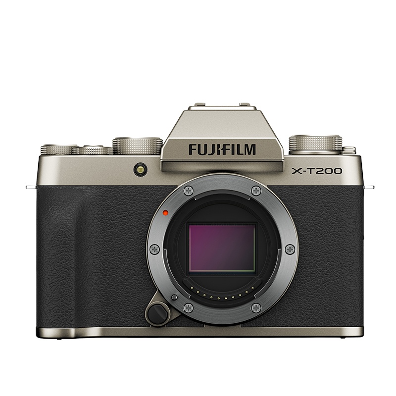 富士(FUJIFILM) X-T200(15-45mm)香槟金 单镜头套装 数码微单相机