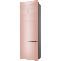 奥马(Homa) 220升三门冰箱 BCD-220WDGC 韵律玫瑰金 风冷无霜 零度保鲜 58cm超薄