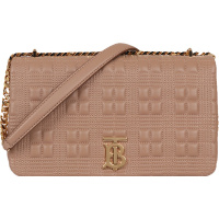 BURBERRY 博柏利 女士羔羊皮中号单肩包斜挎包 80217021
