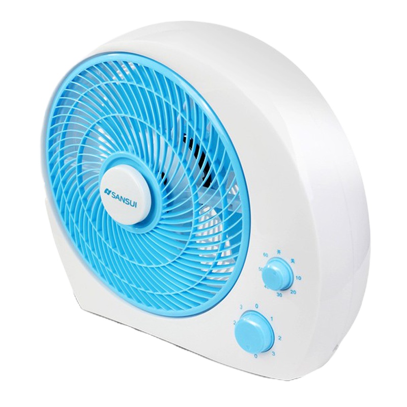 山水 台扇转页扇K1018三挡风力6小时定时静音纯铜电机