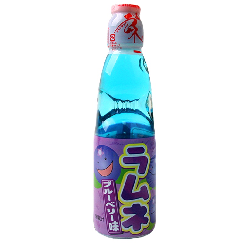 日本进口 哈达 波子汽水蓝莓味碳酸饮料 200ml*5瓶
