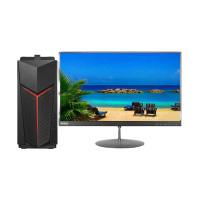 \联想(Lenovo) 刃7000 商务台式电脑 27英寸窄边屏（I5-9400 8G 256G固态+1T 4G显卡