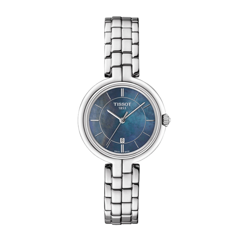 天梭 (TISSOT) 弗拉明戈系列 休闲 商务 时尚 皮带 钢带 女士 石英表T094.210.11.121.00