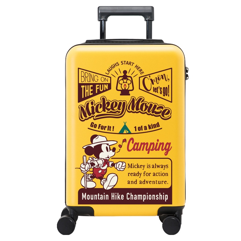 不莱玫迪士尼合作款20纯PC材质万向轮行李箱女24拉杆箱小型轻便卡通登机旅行箱子