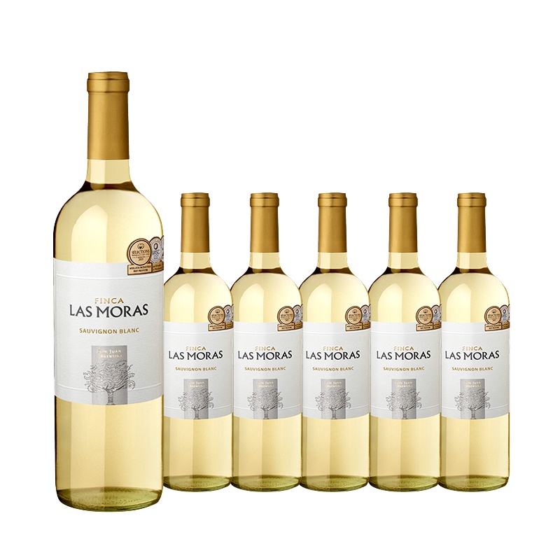 阿根廷原瓶进口罗斯摩萨-苏伟浓白葡萄酒 Los Moras Sauvignon Blanc 整箱装750ml*6