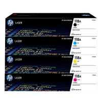 惠普(HP)118A硒鼓W2080A碳粉盒适用150a/w/178nw/179fnw打印机墨粉盒 W2080A四色硒鼓