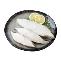 海买 格陵兰比目鱼切段 500g 5-7块 袋装