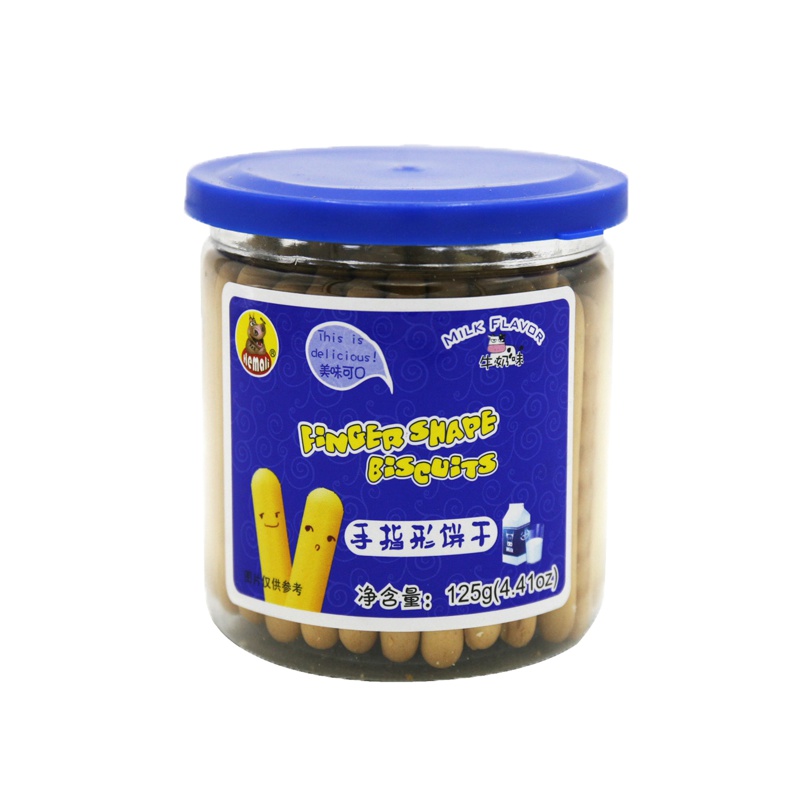 河马莉手指饼干(特浓牛奶味) 125g