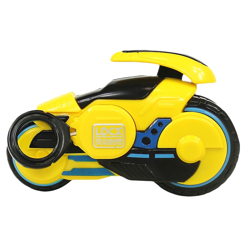 灵动创想魔幻旋风轮炫风轮陀螺摩托车发射对战回旋男孩女孩玩具战轮炫斗轮华丽版 闪电超跑7913