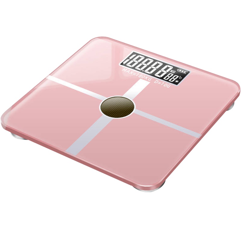 安尚人体秤健康秤称重电子称家用电子秤带夜光体重秤体重称自动开关机称重仪测称体重秤计重器称重仪器智能秤温度计公斤市斤秤