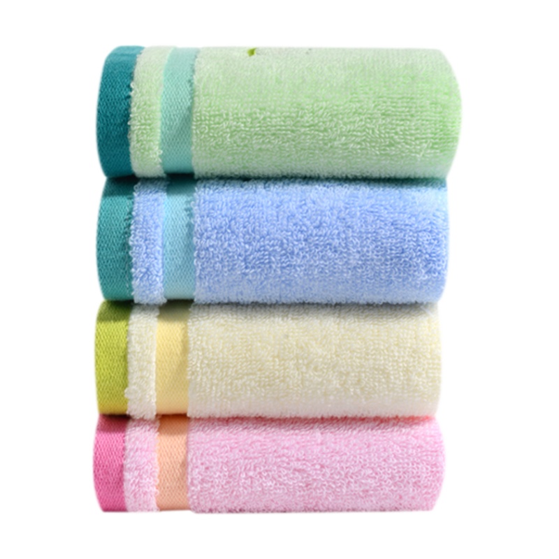 孚日(SUNVIM)洁玉全棉可爱小熊熊童巾擦脸巾4条装