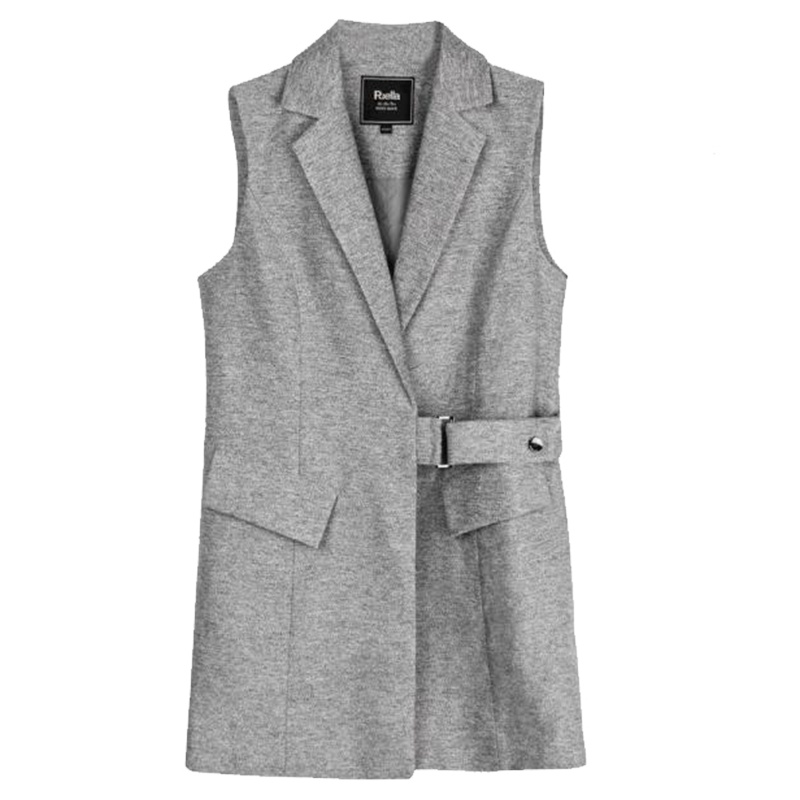 【热卖】学生背心马甲女2018春装新款韩版百搭修身显瘦中长款无袖马夹外套20011712