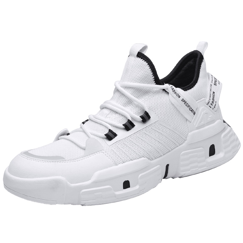 博迈伦男鞋春季潮鞋2020新款百搭小白鞋网布鞋透气网面透气休闲鞋YM-G89