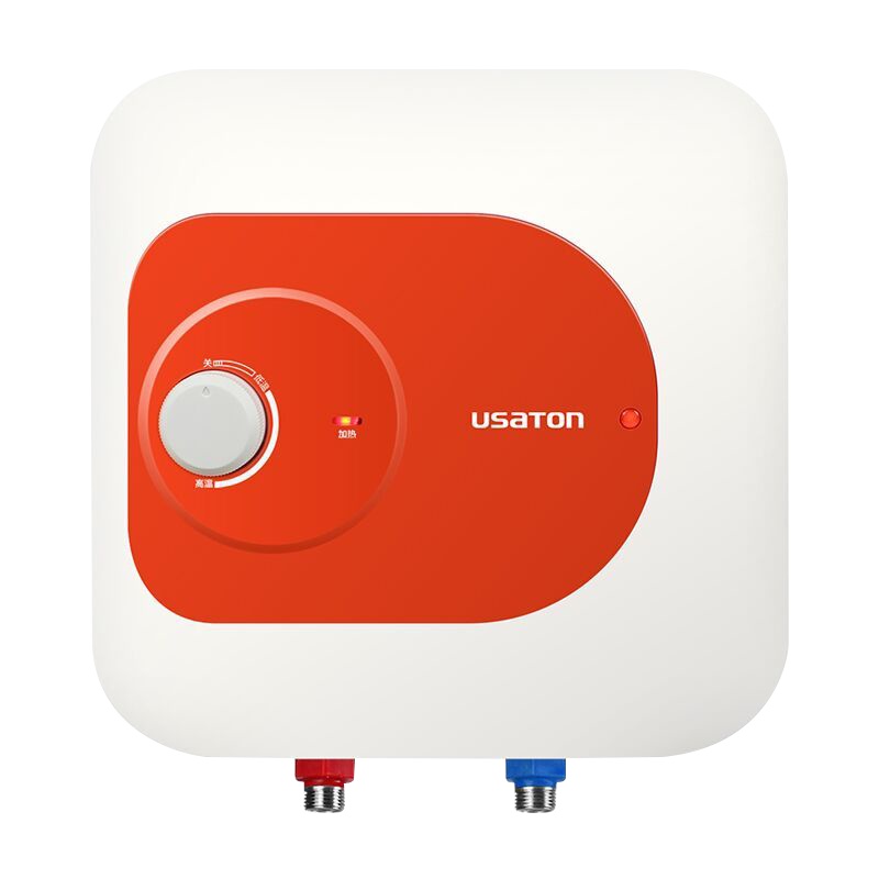 USATON/阿诗丹顿 家用储水式电热水器2000W一级能效节能省电KX66-6J20X 储水式小厨宝6.6升 下出水