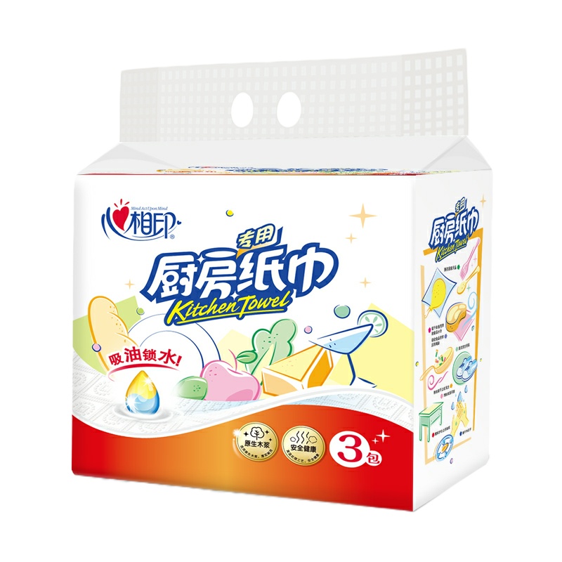 心相印 KDT170 加厚厨房纸巾70抽/件 12件装 (单位:件)
