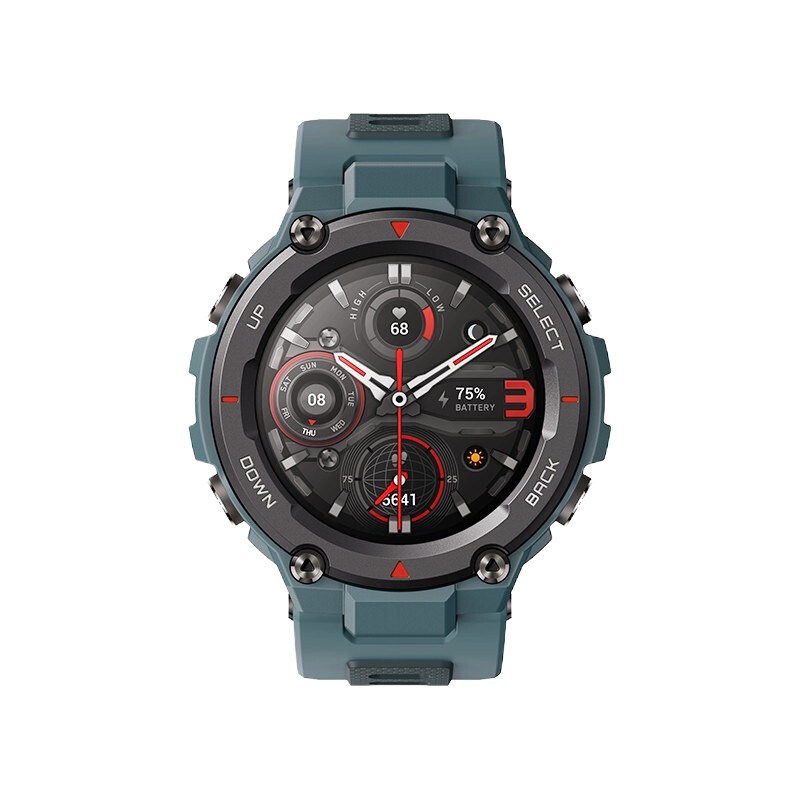 小米Amazfit T-Rex Pro 15项军规认证 AMOLED高清显示屏 GPS四星定位 100米防水