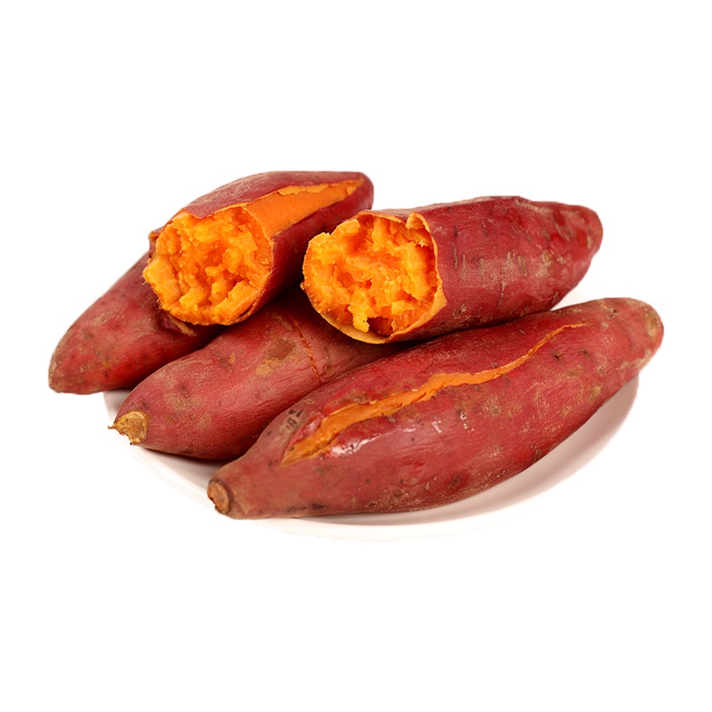 六鳌地瓜小果2.5斤装 红心沙地地瓜[摩林格](单个3两以下)