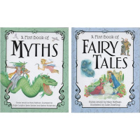 英文原版绘本 A Treasury of Fairy Tales and Myths 2册礼盒装 精书装 DK儿童神