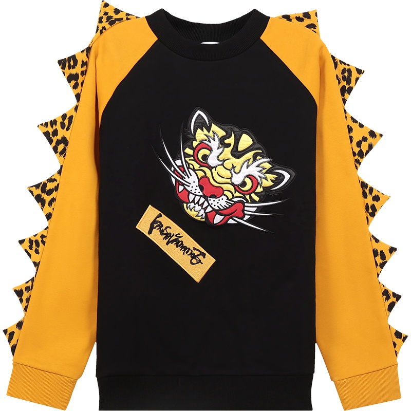 KENZO 高田贤三 男士 棉质圆领长袖卫衣运动衫 FB5 5SW362 4MH