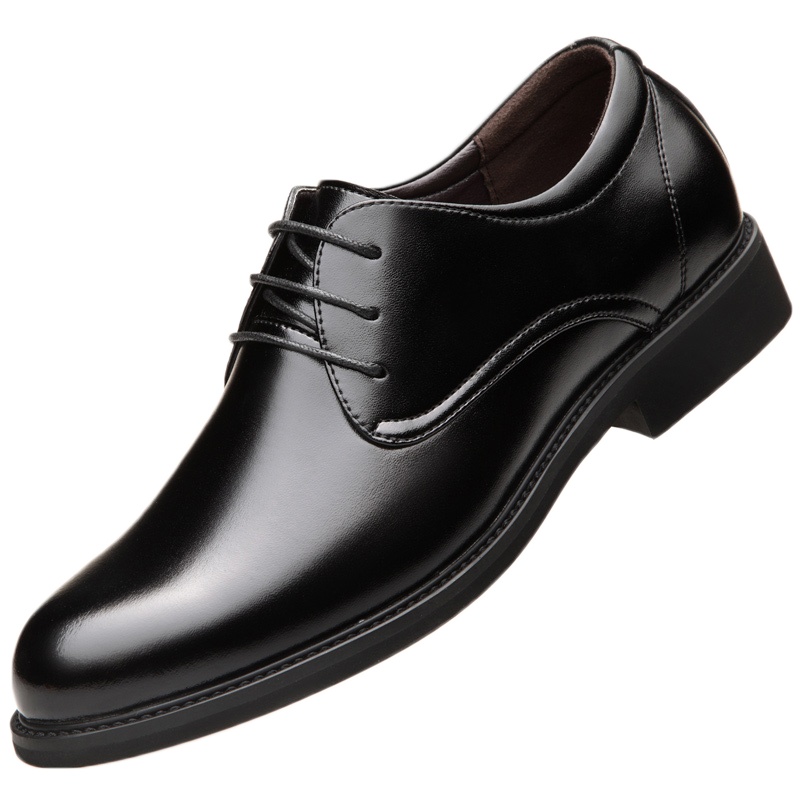 凡凯伦2021秋冬新款皮鞋男士内增高男鞋加绒商务正装皮鞋透气休闲男鞋休闲鞋 男