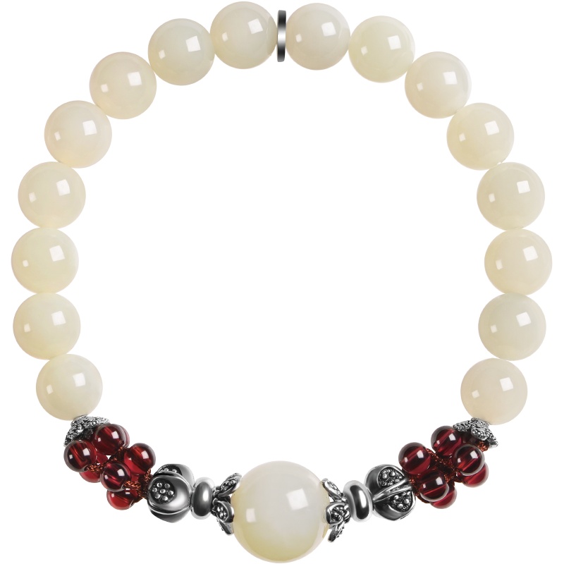 iSTONE/石头记一往情深 和田玉 翡翠 碧玉手链复古简约手串