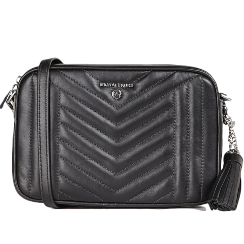 【直营】Michael Kors 迈克·科尔斯 女士黑色挎包斜挎包 女 32H9ST9M2T-BLACK