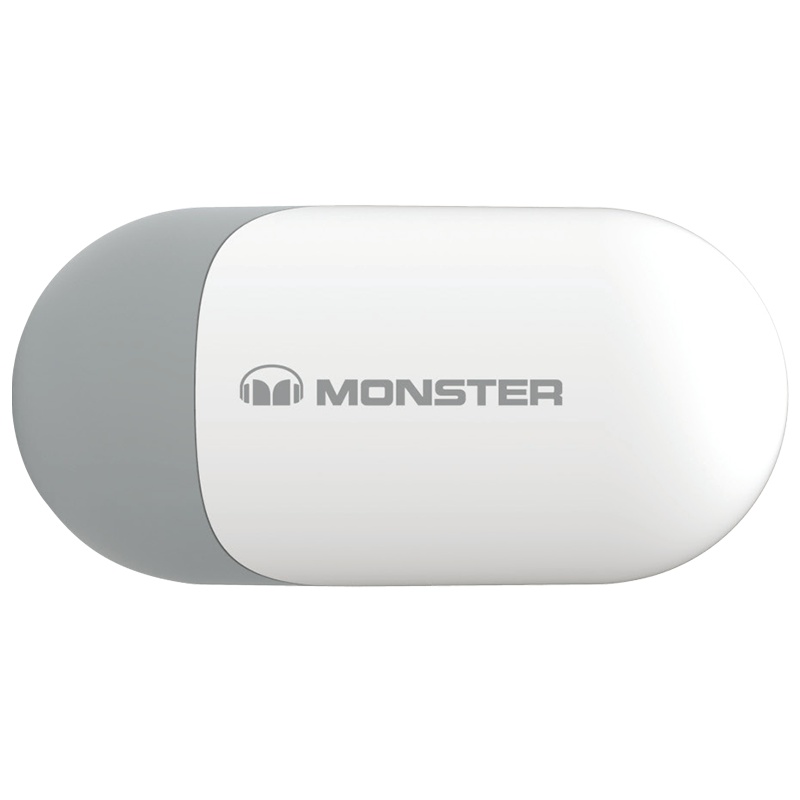 魔声（Monster） Achieve500真无线蓝牙耳机迷你运动超长待机续航降噪通话苹果安卓通用 白色