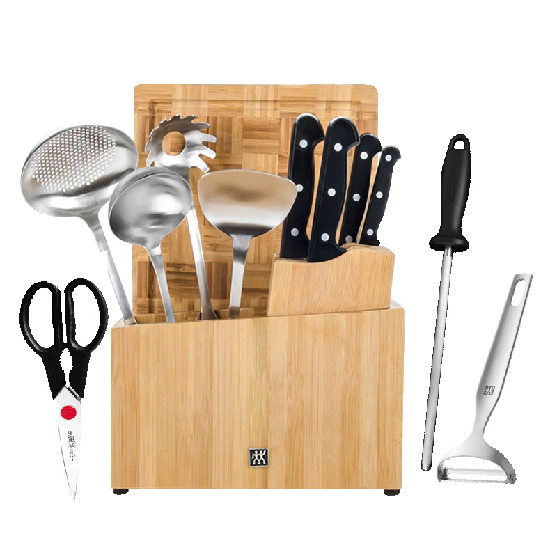 双立人(ZWILLING)全套刀具炊具套装Chef一帆风顺厨师菜刀厨房套刀不锈钢