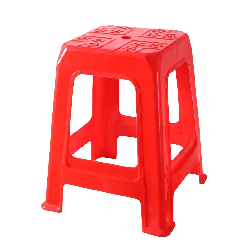 [规格:10个]凳子塑料凳子成人加厚家用餐桌防滑高凳时尚客厅塑胶圆凳塑料板凳