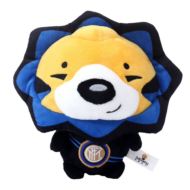 国际米兰俱乐部新品官方吉祥物可爱狮子公仔毛绒玩具儿童礼物
