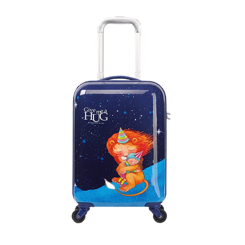 美旅拉杆箱儿童卡通小型轻便密码箱女18英寸旅行箱 PC+ABS材质 万向轮拉杆箱男行李箱TH7