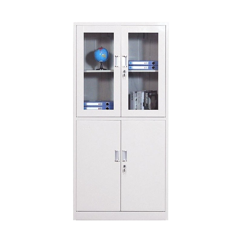 尔迈 文件柜铁皮柜办公柜钢制资料柜储物柜带锁钢制档案柜 等体器械柜