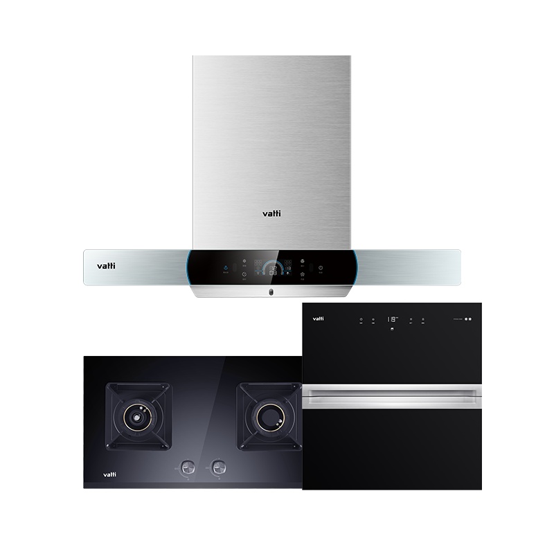 华帝(vatti)21立方挥手欧式油烟机灶具消毒柜套餐i11124+53BF+3025天然气4.5kW防干烧二星级消毒
