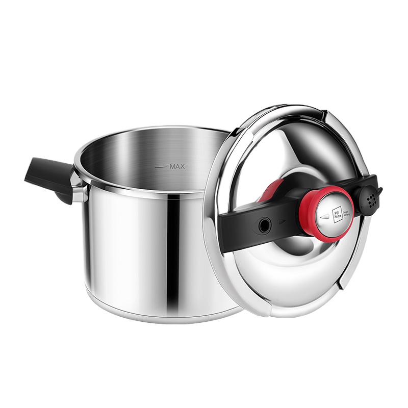 Miji 压力锅6L不锈钢锅高压锅明火燃气煤气电磁炉通用防MH-PC6L-CN