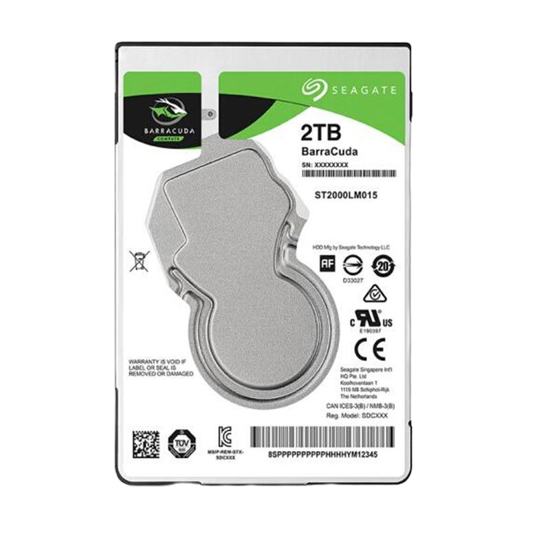 希捷(SEAGATE)酷鱼2.5英寸 2T 5400转 128M SATA3 7mm 笔记本硬盘 ST2000LM015