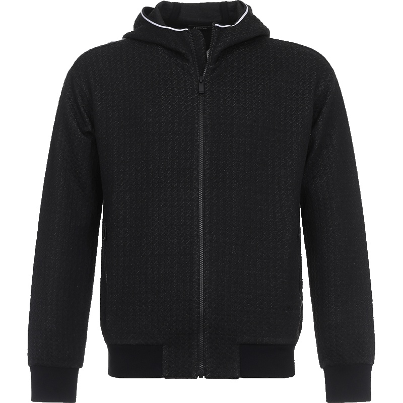 Z ZEGNA 杰尼亚 男士多色拼色聚酯纤维连帽外套夹克 VS440 ZZ838
