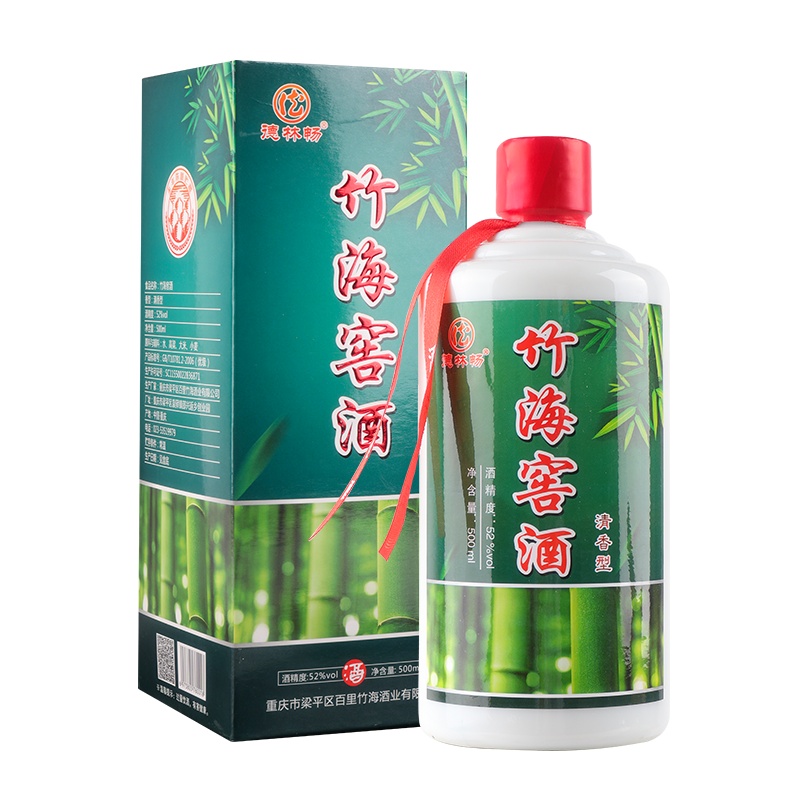 德林畅 纯粮酿造窖藏原浆窖酒白酒清香型500ml