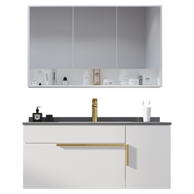 联勒浴室柜现代简约卫生间洗漱台洗手洗脸盆柜套装组合