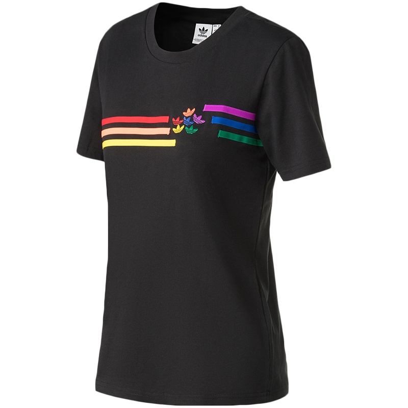 adidas阿迪达斯三叶草女装运动服休闲圆领短袖T恤GJ6571