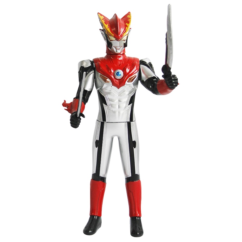 灵动创想Ultra Power奥特之力咸蛋超人宇宙英雄男孩玩具 罗索奥特曼(烈火形态)ATM0304