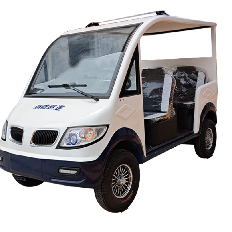 前程电动四轮巡逻车 景区园林旅游观光车 保安治安巡逻电瓶车