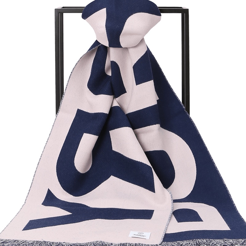 博柏利 BURBERRY 围巾 字母印字标毛质织物8033715 男女同款围巾