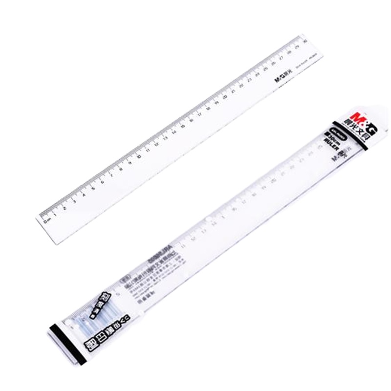 晨光(M&G)文具30cm塑料直尺 学习绘图办公制图刻度尺子 单把装ARL96005