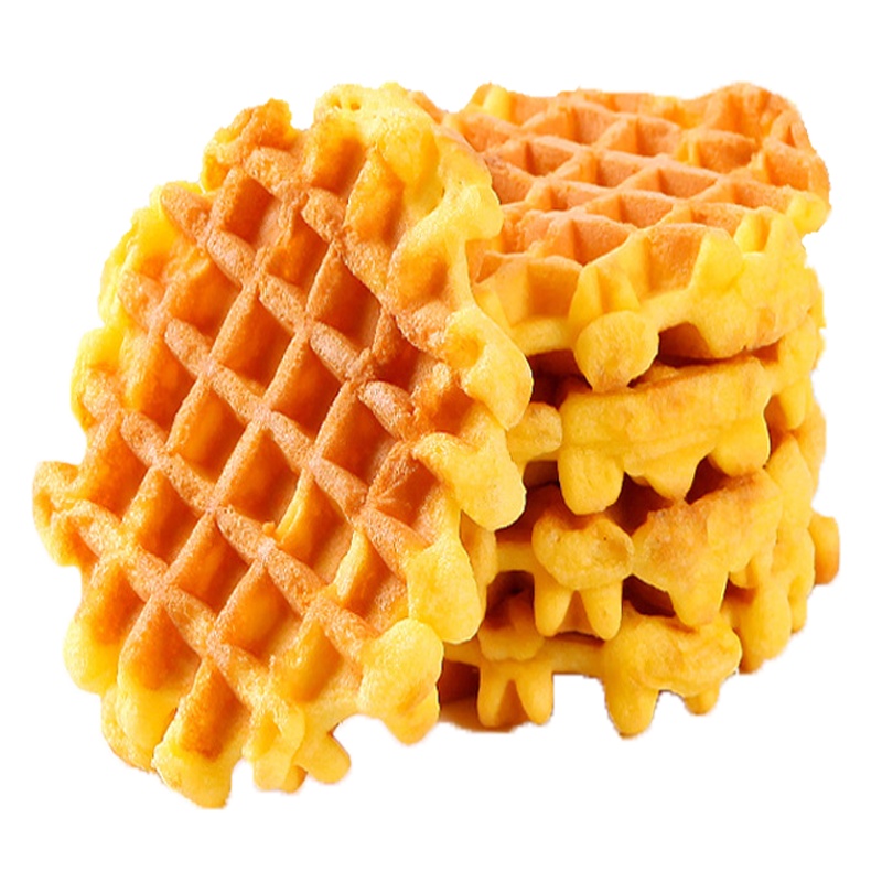 【第二件减2元】雅泽 华夫饼400g/12包三种口味网格蜂巢营养代餐蛋糕零食点心休闲食品