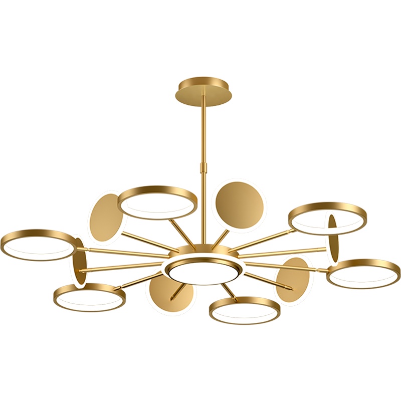 奥克斯(AUX) led客厅吊灯卧室灯北欧轻奢客厅大灯餐厅后现代简约灯饰组合灯具套餐