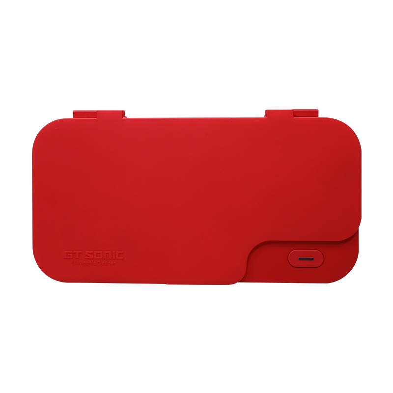 固特超声波清洗机 X1 红色 家用洗眼镜机小型便携式手表珠宝首饰眼镜清洗机