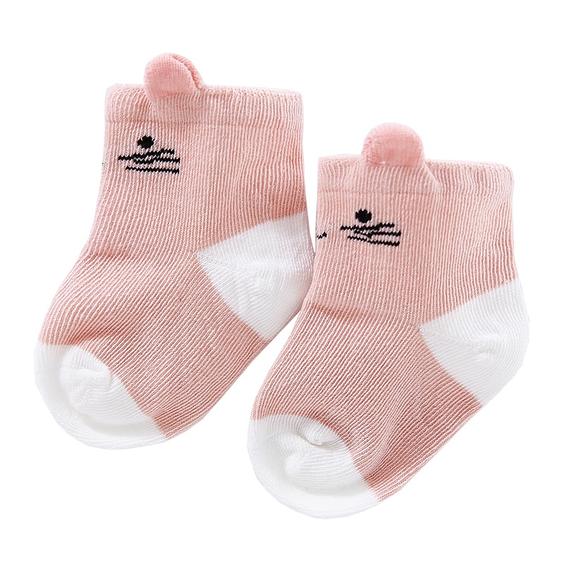 Aengbay 婴儿袜子宝宝袜新生儿小袜子超萌可爱夏天薄款韩