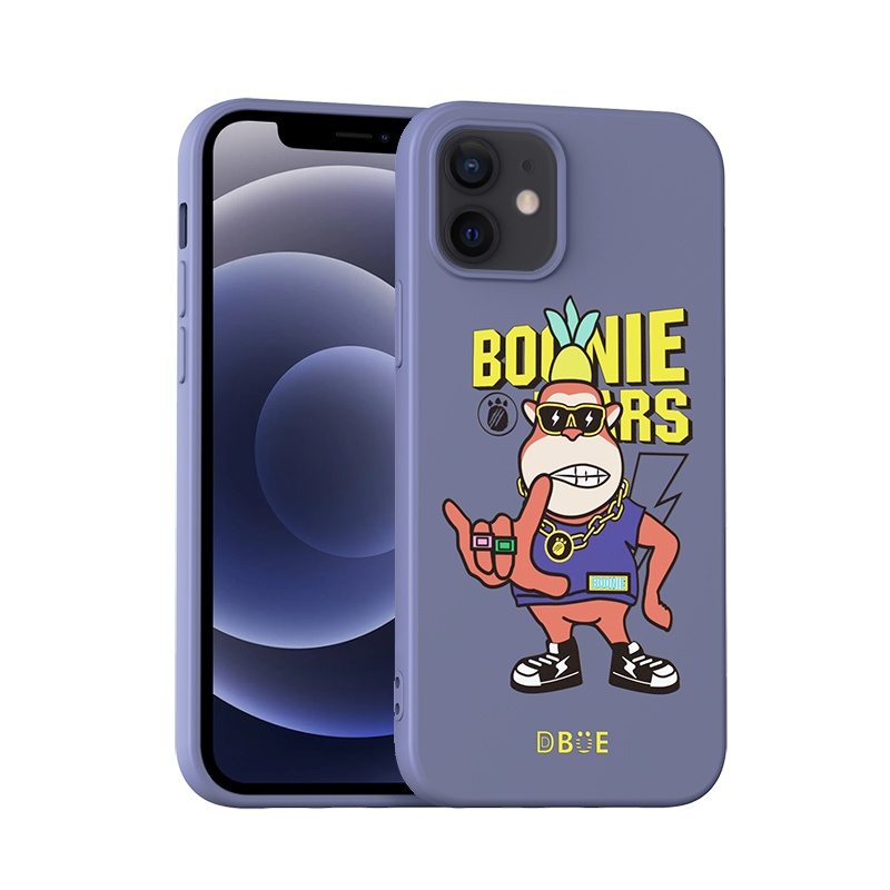 DBUE 苹果12mini手机壳牛年新款潮流iphone12保护套网红液态硅胶保护套熊出没狂野大陆吉吉国王