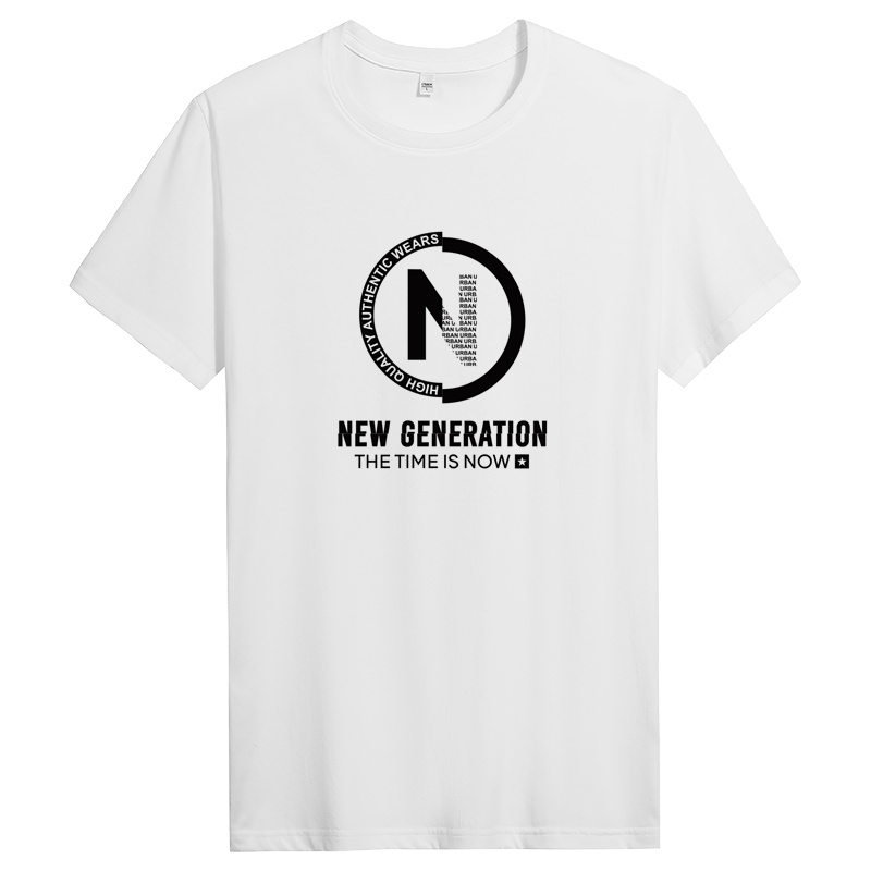 纯棉短袖t恤男潮流夏季体恤圆领男士半袖宽松男生修身 DT11188